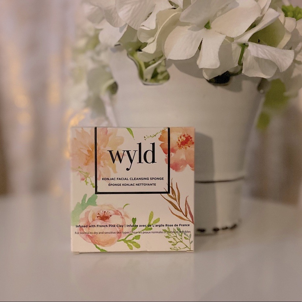 WYLD French Pink Clay Konjac Sponge